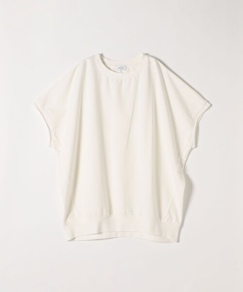tシャツ SHIPS any:「洗濯機可能」インレイ コクーン ショートスリーブ プルオーバー レディースの画像