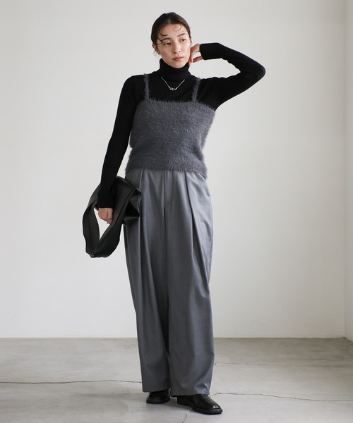 select MOCA（セレクトモカ） ベスト ジレ シャギーニットキャミ