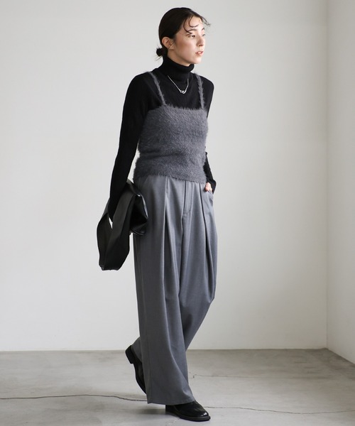 select MOCA（セレクトモカ） ベスト ジレ シャギーニットキャミ