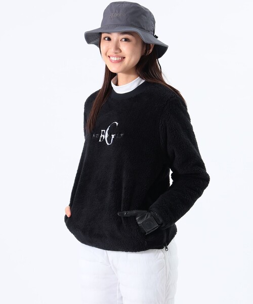 BEAMSGOLF 裏付きボアフリース プルオーバー ORANGE LABEL ⁄ 裏付き