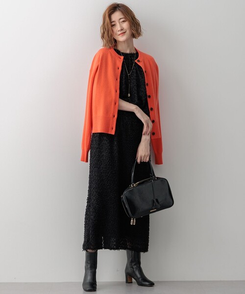 23区（ニジュウサンク） スカート 「洗える」ヘアリーカットジャカード