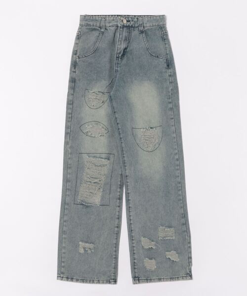 i-dare ジーンズ デニム デニムパンツ 「i-dare」アシンメトリー