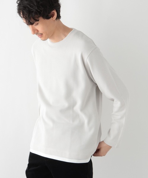 GLOBAL WORK（グローバルワーク） tシャツ 裏起毛クルーネックレイヤー