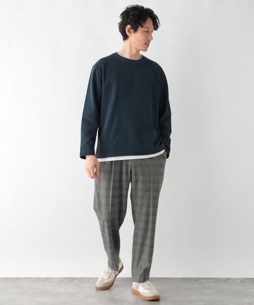 GLOBAL WORK（グローバルワーク） tシャツ 裏起毛クルーネックレイヤー