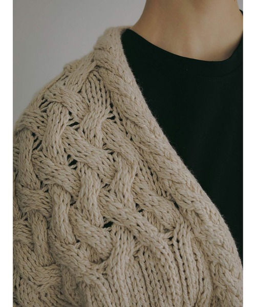 HER. カーディガン ハンドニットカーディガン レディース : ZOZOTOWN