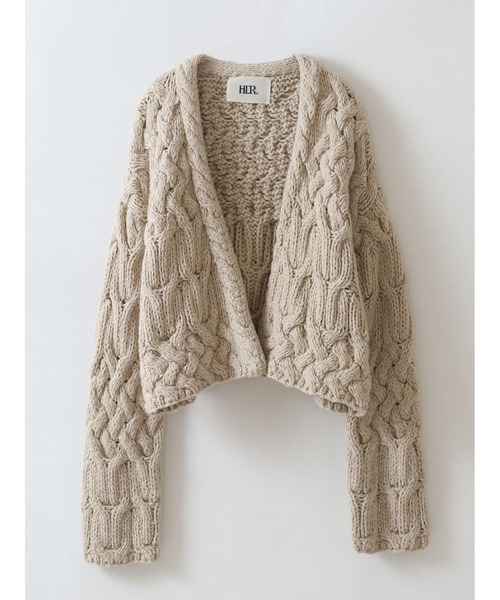 HER. カーディガン ハンドニットカーディガン レディース : ZOZOTOWN
