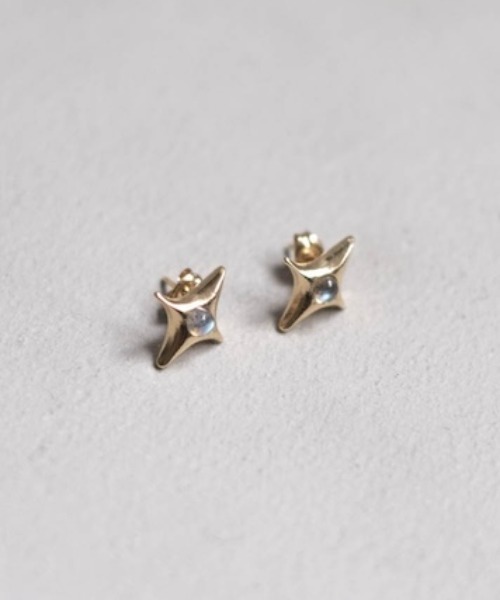 【美品】ピアス　STAR pearl pierce　(gold) Pearl