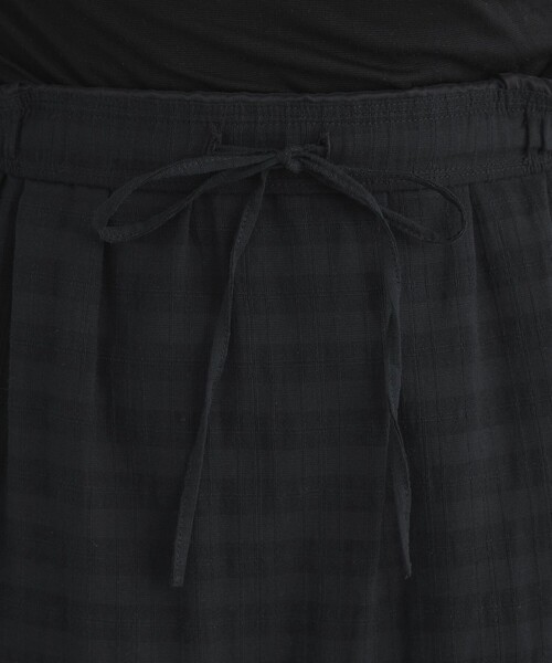 【未使用】グリーンレーベル リラクシング　ピンタックティアードスカート　ブラック UNITED ARROWS green label relaxing｜ピンタック ティアード