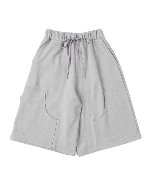 パンツ ダブルニースウェットハーフパンツ レディース メンズ