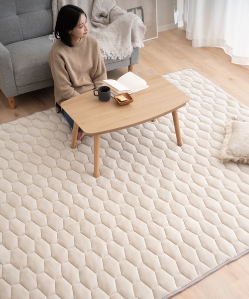 ラグ ラグマット 「至福の睡眠」リビングで寝るパッド/190×240cm