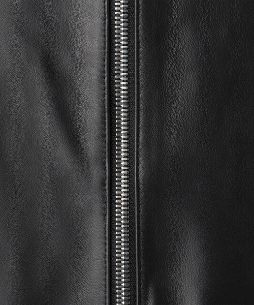 COMME CA MEN（コムサメン） 革ジャン ライダース ラムナッパ シングル