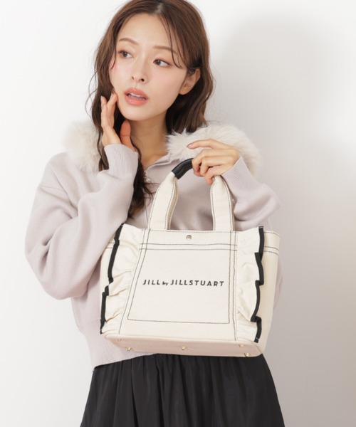 ぽ*ぽ様 新品　新作　完売JILL by JILLSTUART フリルトート（小 JILL by JILL STUART（ジルバイジルスチュアート） トートバッグ