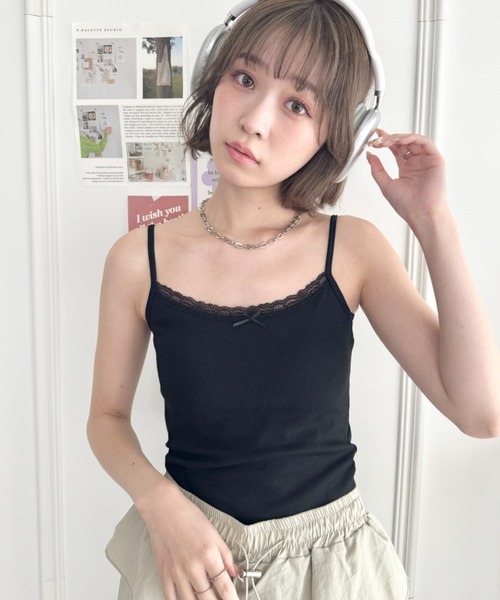 SOLLON.（ソルロン） カップ付き キャミソール カップ付きアソート