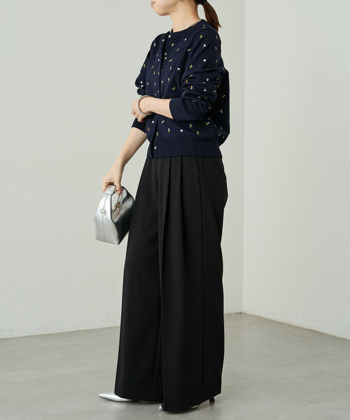 Loungedress（ラウンジドレス） スラックス パンツ 2タックワイド