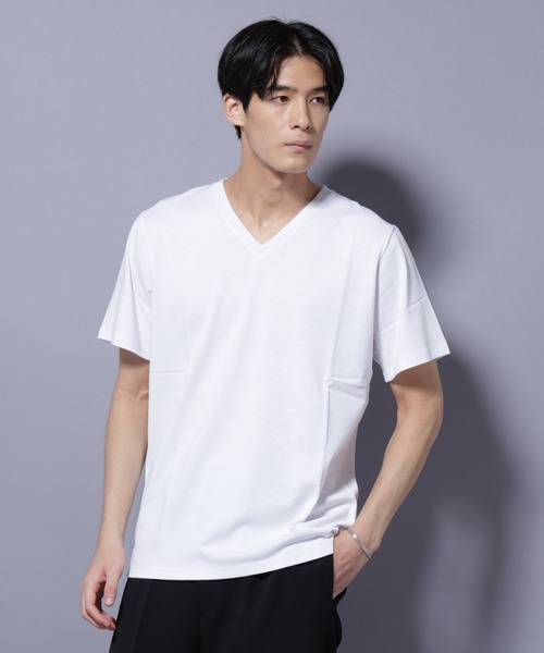 NANO universe（ナノ・ユニバース） tシャツ WEB限定/Anti Soaked(R