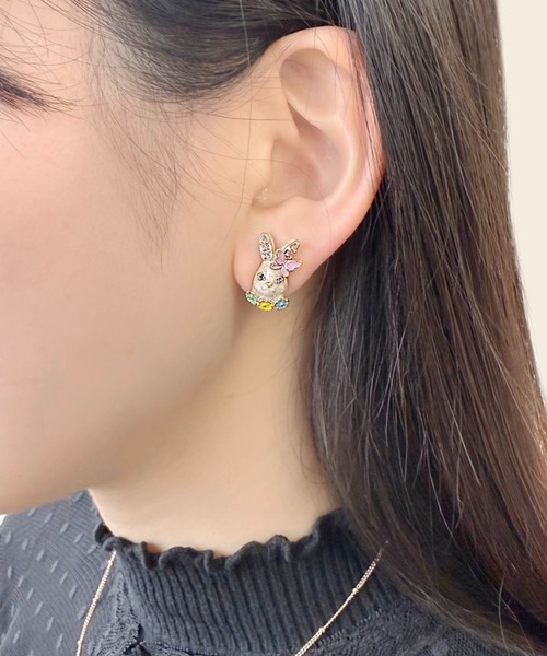 ANNA SUI（アナスイ） イヤリング うさぎ モチーフ イヤリング 
