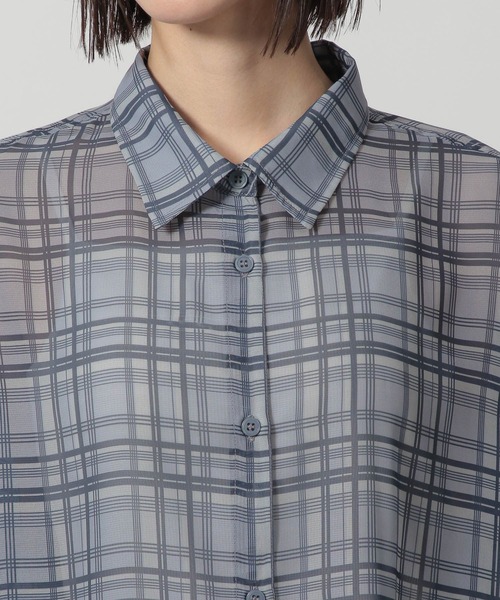 auralee シアーチェックシャツ auralee シアーチェックシャツ