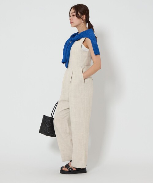 green label relaxingブラックサロペット・オーバーオール green label relaxing サロペット オーバーオール 「size SHORT