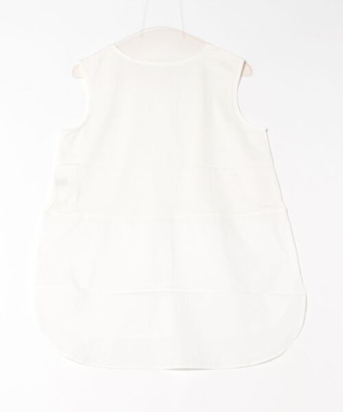 タンクトップ ノースリーブ 裾シャツテールタンクトップ レディース