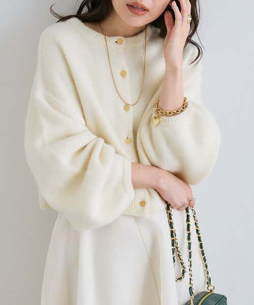 La boutique bonbon フロントビッグパール　ジャンドレ　白 追加オーダー決定】フロントビッグパールジャンドレ | La boutique