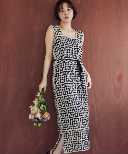 mysty woman（ミスティウーマン） ワンピース 「追加1」クロシェロング