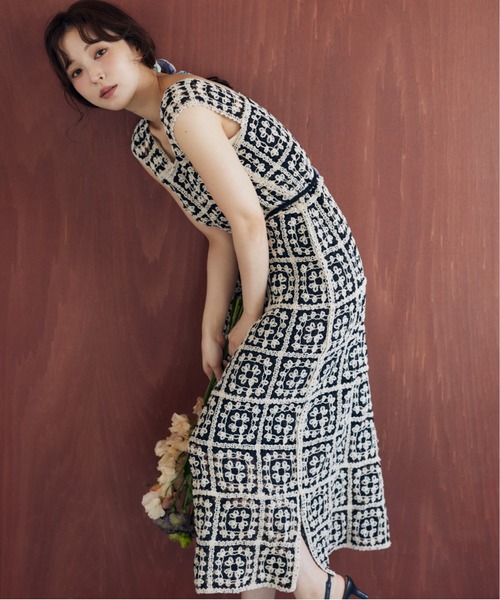 mysty woman（ミスティウーマン） ワンピース 「追加1」クロシェロング