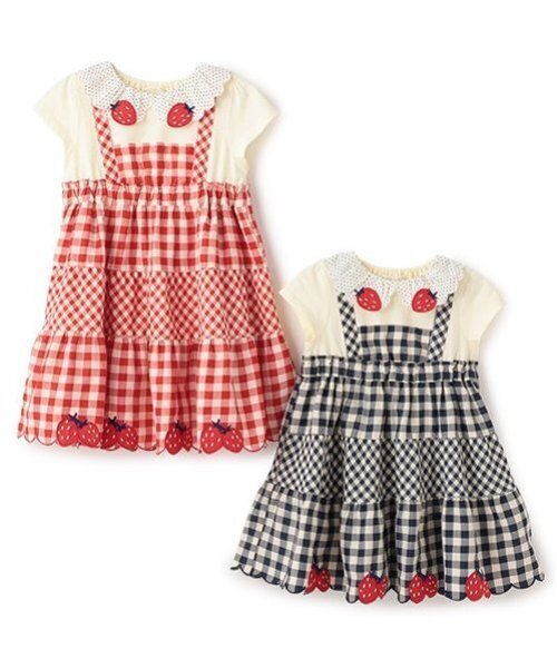 kekoさま専用　新品未使用！Baby Cheer えんぴつワンピース いちごワンピース(80cm 赤): ベビー - ナルミヤ オンライン公式