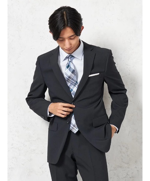 新品 Trapezio 2Bセットアップスーツ ストライプ BB6 ネイビー 紺 セットアップ 「WEB限定」スーツ 2つボタン上下ウォッシャブル