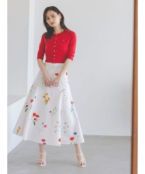 フレアプリントスカート　snidel SNIDEL スカート フレアプリントスカート : ZOZOTOWN Yahoo!店