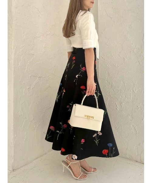 SNIDEL フレアプリントスカート SNIDEL スカート フレアプリントスカート : ZOZOTOWN Yahoo!店