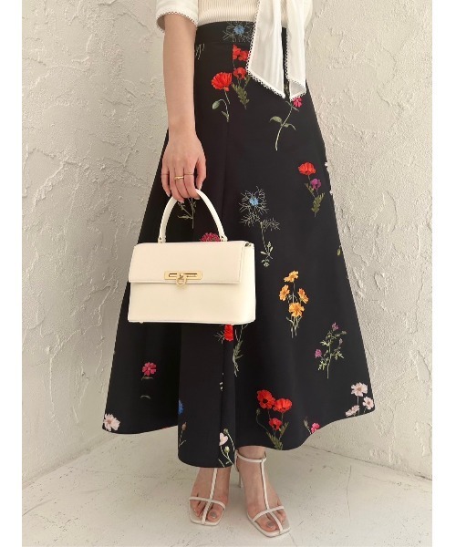 SNIDEL スカート フレアプリントスカート : ZOZOTOWN Yahoo!店