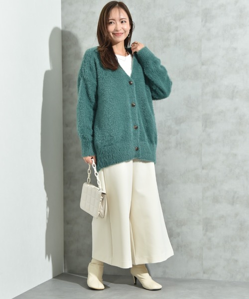 INTERPLANET（インタープラネット） カーディガン フェザーヤーンV