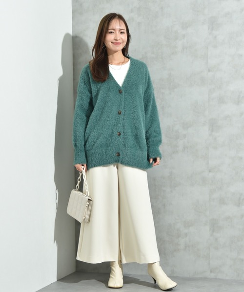 INTERPLANET（インタープラネット） カーディガン フェザーヤーンV