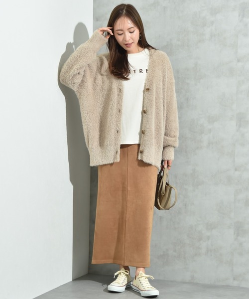 INTERPLANET（インタープラネット） カーディガン フェザーヤーンV