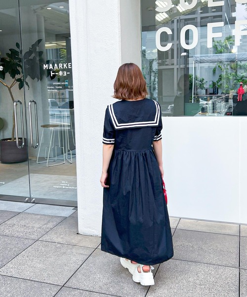 frunco ワンピース セーラー襟ワンピース : ZOZOTOWN Yahoo!店