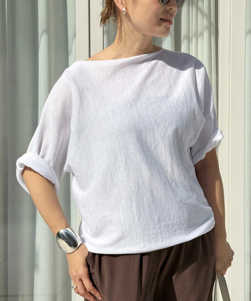 「Deuxieme Classe」 「EVERYDAY I LIKE.」半袖Tシャツ FREE ホワイト レディース Deuxieme Classe 「Deuxieme Classe」 半袖Tシャツ FREE