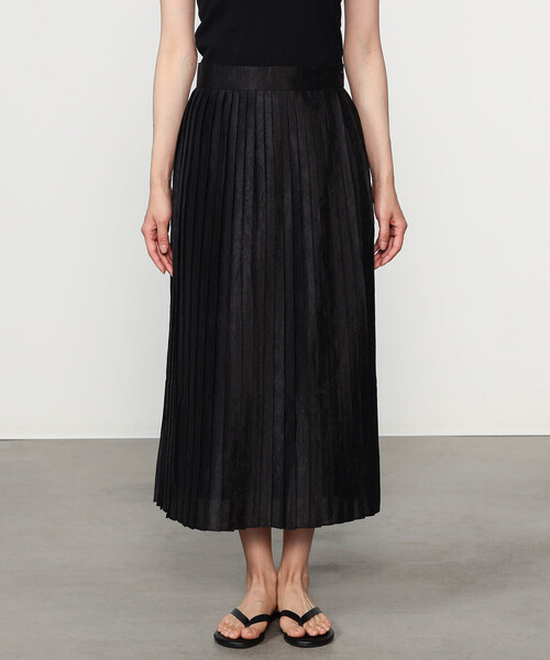 【美品】eunoia ブラック プリーツスカート Bshop スカート eunoia | プリーツスカート WOMEN : ZOZOTOWN