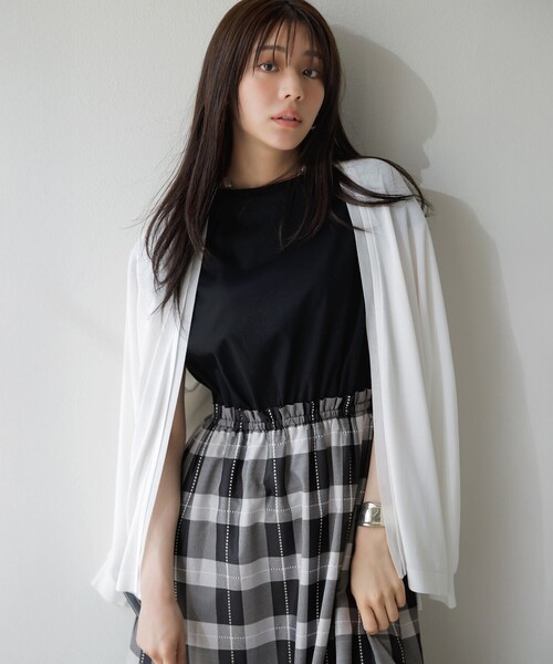 any SiS ワンピース チェックドッキング : ZOZOTOWN Yahoo!店