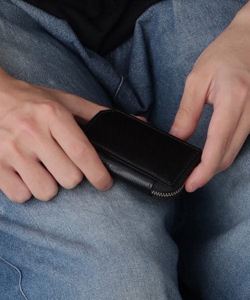 【新品】L’arcobaleno　SMART KEY CASE ネイビー L'arcobaleno キーケース L'arcobaleno/ラルコバレーノ スマート