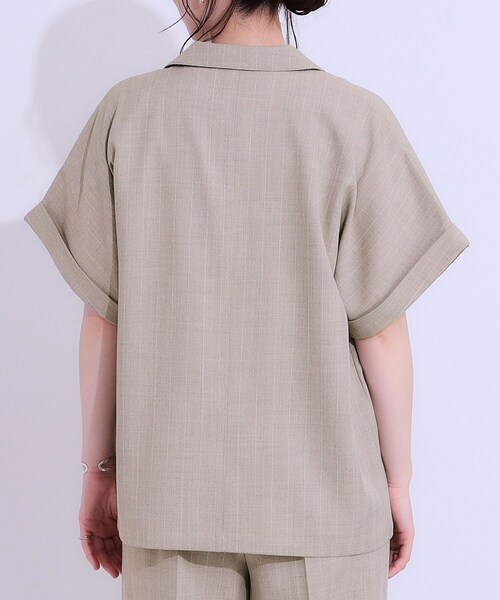 【TAUPE】半袖ジャケット DRESKIP（ドレスキップ） ジャケット テーラードジャケット