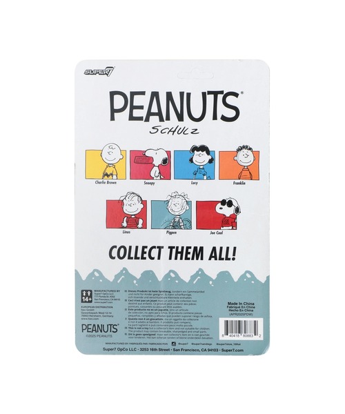 PEANUTS フィギュア Super7 スーパー7 Peanuts リアクションフィギュア