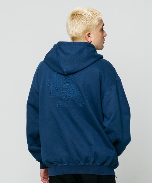 XLARGE ジップパーカー ネイビー XL XLARGE｜STANDARD LOGO ZIP HOODED SWEATSHIRT パーカー XLARGE