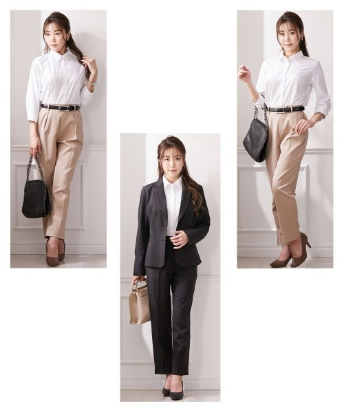 フォーマル ブラウス シャツ 「大きい胸専用」ボタンがきちんと閉まる　7分袖シャツ（事務服・制服・白シャツ) レディース ニッセン フォーマル ブラウス シャツ 「大きい胸専用」ボタンが