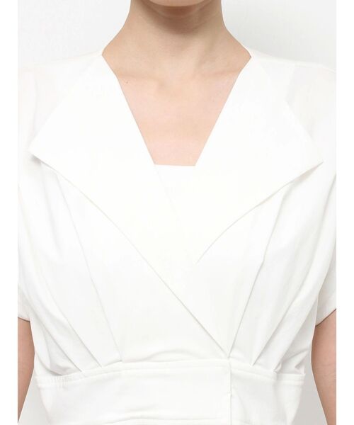 ELENDEEK ワンピース オープンカラーシャツワンピース