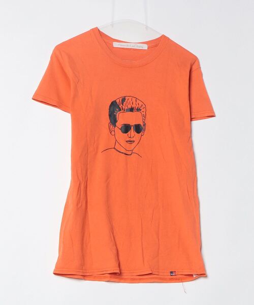 「AlexanderLeeChang」 半袖Tシャツ 1 オレンジ メンズ | AlexanderLeeChang