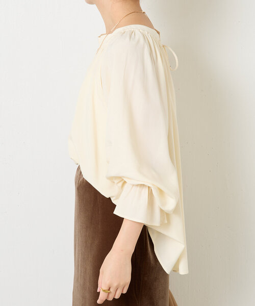 「COLLAGE GALLARDAGALANTE」 長袖ブラウス FREE ネイビー レディース COLLAGE GALLARDAGALANTE 「COLLAGE GALLARDAGALANTE」 長袖