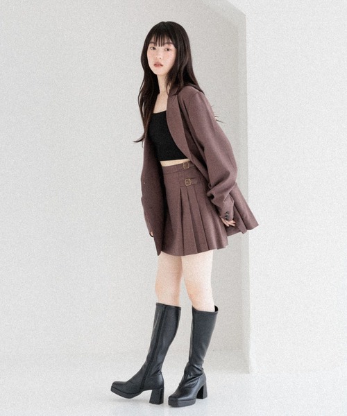 ♡新品タグ付き♡ FLARE WOMAN サイドベルトミニスカート サイドベルトPUスカート – WEGO ONLINE STORE