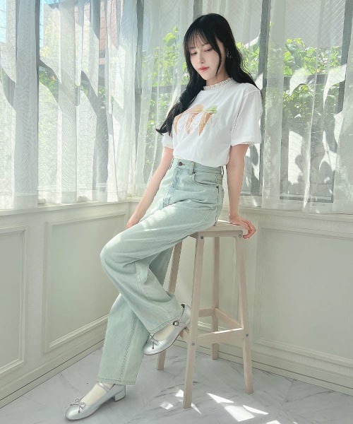 F i.n.t（フィント） tシャツ トリプルアイスクリームプリントTシャツ
