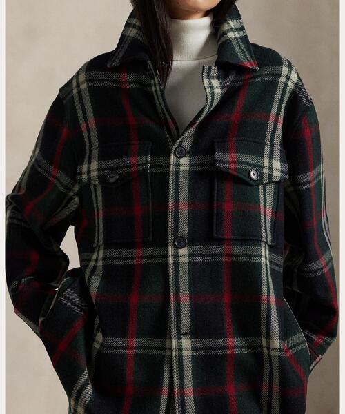 POLO RALPH LAUREN カバーオール チェック ウールブレンド