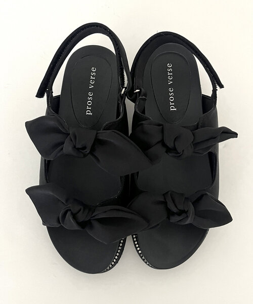「prose verse」 フラットサンダル MEDIUM ブラック系その他 レディース_画像3
